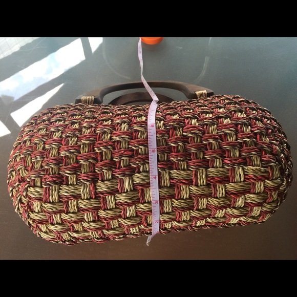 Basket weave bag from Philippines - Picture 6 of 8